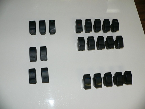 [ELC-010016] 370 Sundancer 1997-1999 SWITCH kit including Covers/Actuators