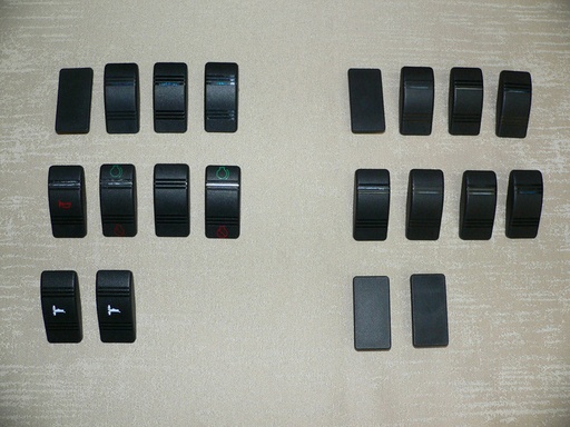 [ELC-018502] KIT - 290 Sundancer 1997.5-2001 Replacement Carling Switch Covers/Actuators