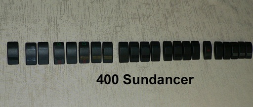 [ELC-018508] KIT - 400 Sundancer 1996-2000 Replacement Carling Switch Covers/Actuators