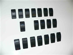 [ELC-018514] KIT - 480 Sedan Bridge 1998-2002ish Replacement Carling Switch Covers/Actuators