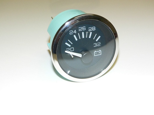 [GAU-001014] VOLT-24 Volt Sea Ray replacement gauge, 20-32 Volt  for 24V systems 70523