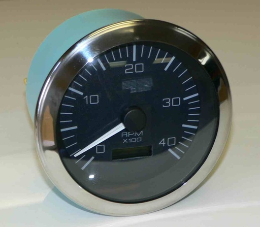 [GAU-001019] TACH-12 Volt Sea Ray replacement gauge, Tachometer 5" for diesel with mag pick-up 69770
