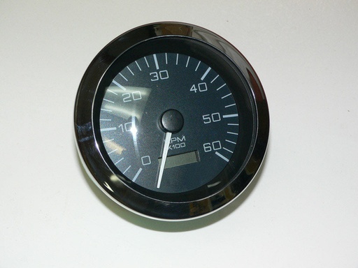 [GAU-001021] TACH-12 Volt Sea Ray replacement gauge, Tachometer 5" Gas engines 6000 rpm 69833 1291392