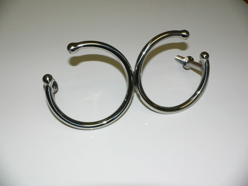 [HDW-000105] Stainless Steel double ring Cup Drink Holder, open rings