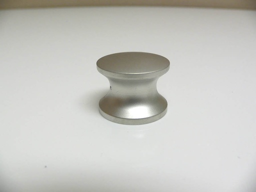 [HDW-002706] Hafele Knob for Push Button Cabinet Door / Drawer Latch - Plastic with Satin Nickel Plating