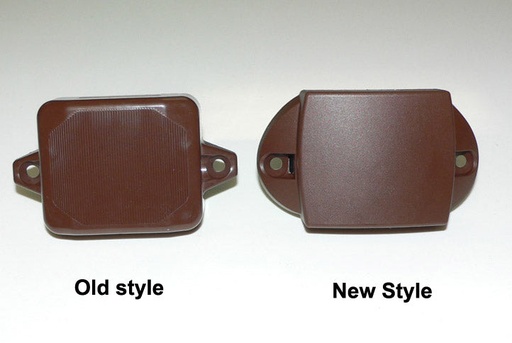 [HDW-002707] Hafele Push Button Cabinet Door / Drawer Latch - Brown - REVISED