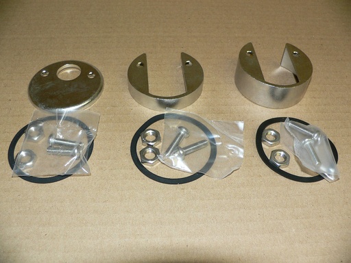 [HDW-002912] M1-20 series accessory parts - Mounting kit Shallow Bracket 12-22.5mm Hardware Pack for 2" compression latch. M1-520-88 BBG# 1885738