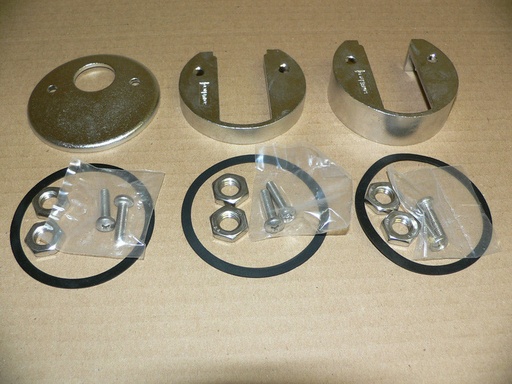 [HDW-002921] M1-25 series accessory parts - Mounting kit Shallow Bracket 12-22.5mm Hardware Pack for 2.5" compression latch. M1-525-88