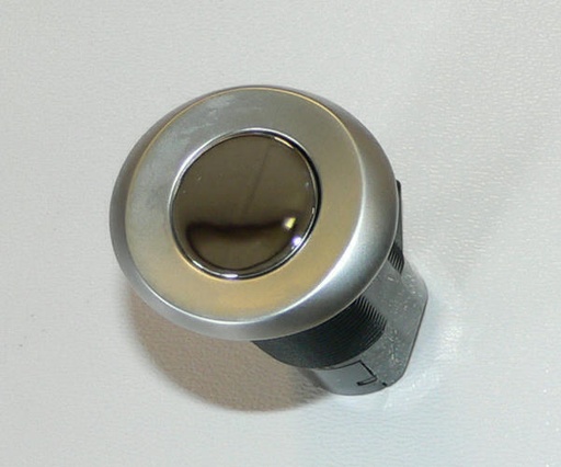 [HDW-003527] Southco Point Latch Push to Close Oval Perpendicuar Satin/chrome