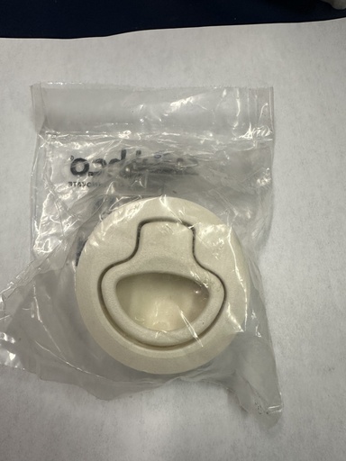 Southco M1 push to close slam latch, non-locking medium size - Off White