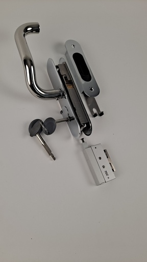 [HDW-003712] Mobella Star Slider Door Latch - Flush Inside Version