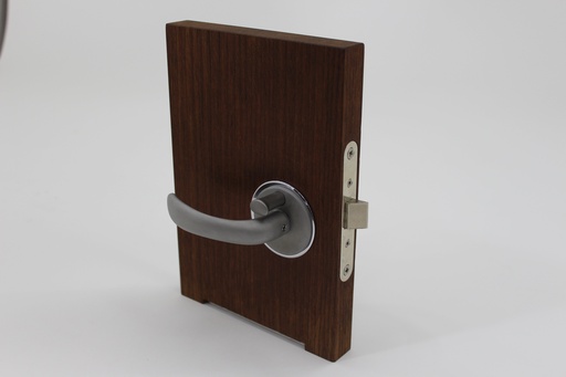 McCoy Nova Satin/Chrome - Swing Door Lockset