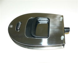 Mobella Omni-Spring Bolt door latch w/privacy lock.