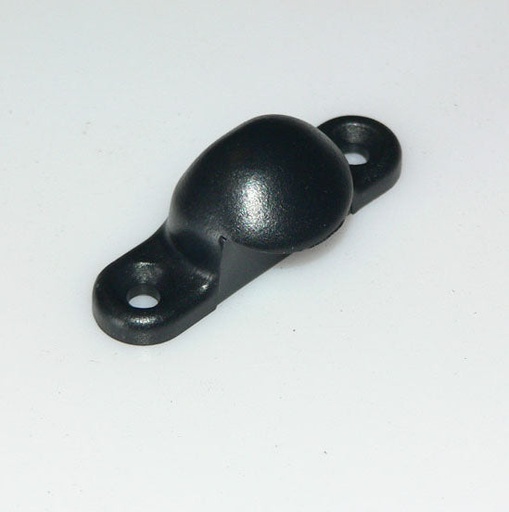 [HDW-004318] Strike / Catch for Mobella Omni Door Latches - Black Plastic, Small