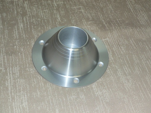[HDW-005200] Zwaardvis Aluminum surface mount tapered table mount or base for 60mm (2-3/8") - Small Size