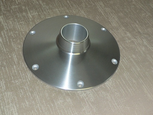 [HDW-005202] Zwaardvis Aluminum surface mount tapered table mount or base for 60mm (2-3/8")