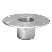 [HDW-005204] Zwaardvis Aluminum flush mount tapered table base for 60mm (2-3/8")