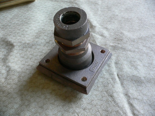 [BRZ-022136] Bronze Rudder Stuffing Box Casting # 22136, Sea Ray Part # 143461