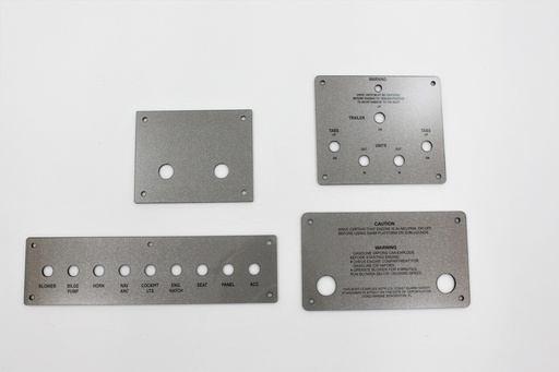 [PNL-DonziZ33] Donzi Z33 switch panel set 1987