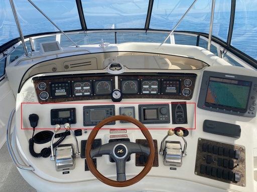 [PNL-480DB-midEpanel] 480 Sedan Bridge Mid Dash Electronics Panel-1998-2004