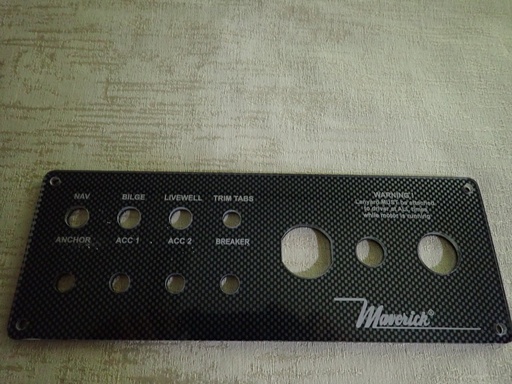 [PNL-MavHPXV] Maverick  9-7/8" x 3-1/2" - 3 switch plus trim tab breaker