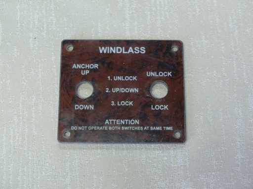 [PNL-SRMiniWindlass5] Windlass Toggle Control switch panel #5