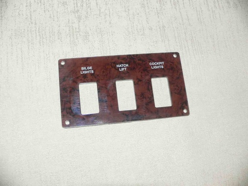 [PNL-SRMinitransom3] Reproduction Transom Light Accessory Panel - Transom panel