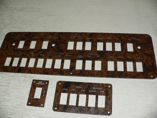 [PNL-SR540DA580SSS] 510 540 550 Sundancer 580 Sun Sport Switch Panel Set 1998-2002