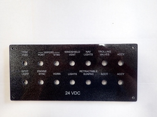 [PNL-SR510-540-580-break] 510 540 Sundancer 580 SunSport Circuit Breaker Panel 1998-2004