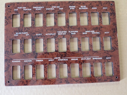 [PNL-SR420DBswitchonly] 420 44 Sedan Bridge Switch Panel 2004-06