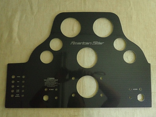 [PNL-AmerSkier-BLKST] American Skier Dash Panel
