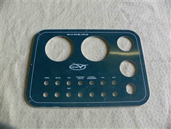 [PNL-Sunbird5] Sunbird Dash Instrument Panel 12-7/8"L top, 13-1/4"L bottom