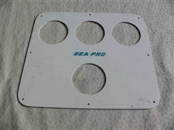 [PNL-SeaP4] Sea Pro Dash Instrument Panel 13"L top, 13-3/4"L bottom
