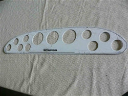[PNL-Scar3] Scarab Dash InstrumentPanel 3, 32-1/2"L x 6-3/8"H
