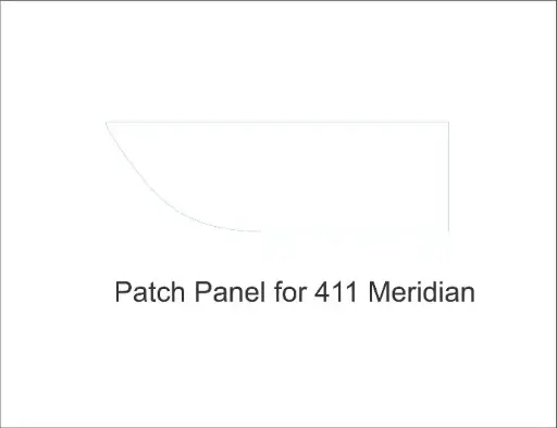 [PNL-Mer411-Patch] 411 Meridian Reproduction Patch panel 2004 ish