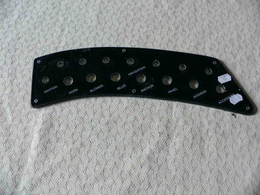 [PNL-Mako18] Mako Dash Instrument Panel  12-5/8"L x 3-1/8"H