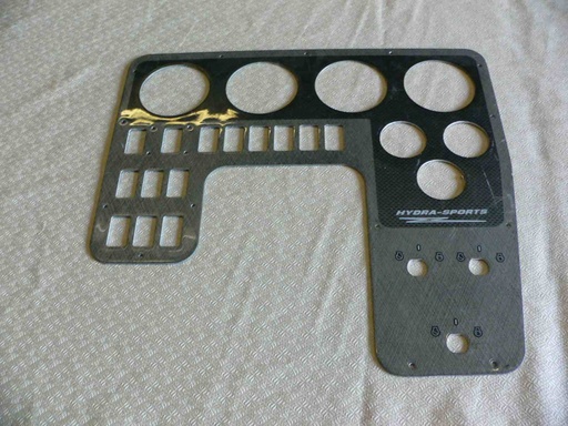 [PNL-HS9] Hydrasports Dash Instrument Panel 9, 16 7/16"L x 17 5/8"H