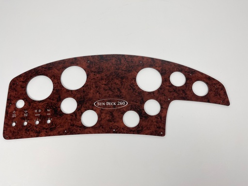 [PNL-Hurr260SD] Hurricane 260 Sun Deck Gauge Panel - 2007(ish)