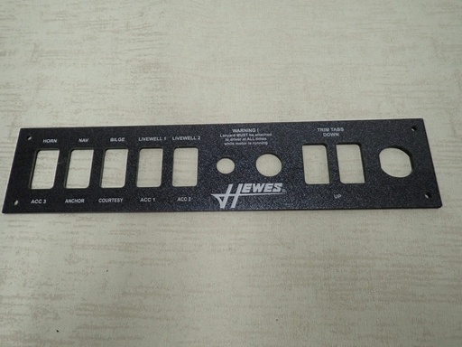 [PNL-HewesRF18] Reproduction Switch Panel for Hewes Boats, Redfisher 18