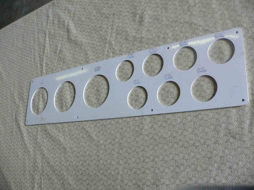 [PNL-Donzi3] Donzi Dash Instrument Panel 3, 25-5/8"L x 6"H