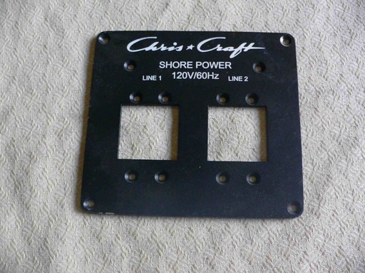 [PNL-CC5] Chris Craft Dash Instrument Panel  5-1/2"L x 5"H