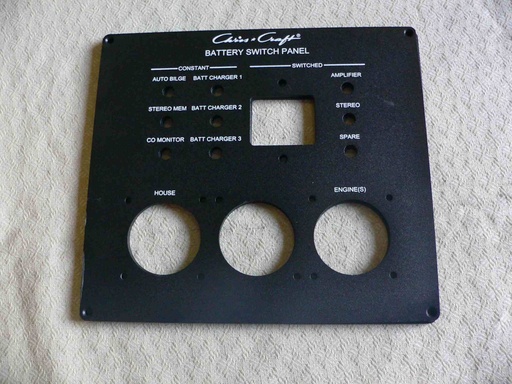 [PNL-CC2] Chris Craft Dash Instrument Panel 10"L x 9"H