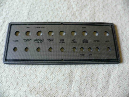 [PNL-Aqua13] Aquasport Dash Instrument Panel  10"L x 4"H