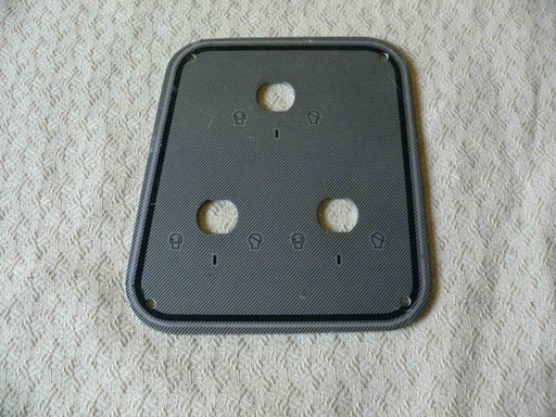 [PNL-Aqua14] Aquasport Dash Instrument Panel 6"L x 6-1/2"H