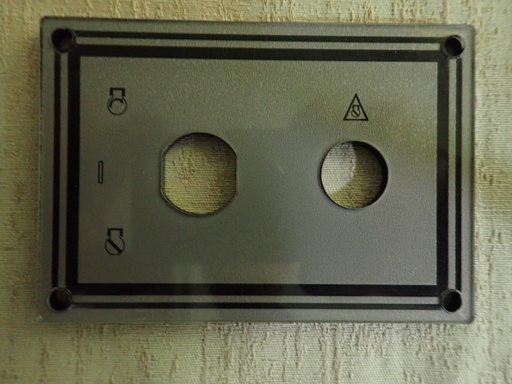 [PNL-Aqua-ign-mini] Aquasport Ignition Panel 4-1/4"L x 2-15/16"H