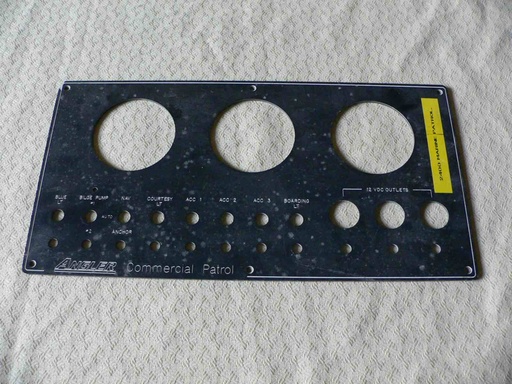 [PNL-Ang29] Angler Dash Instrument Panel  16-1/2"L x 8-1/2"H