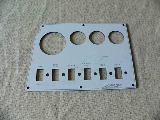 [PNL-Ang21] Angler Dash Instrument Panel 12-7/8"L bottom, 11-5/8"L top, 9-3/16"H