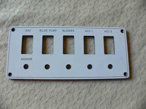 [PNL-Ang19] Angler Dash Instrument Panel  9"L x 4"H
