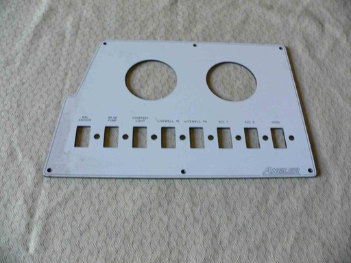 [PNL-Ang13] Angler Dash Instrument Panel  15-1/2"L bottom, 13-1/8"L top, 10-3/8"H