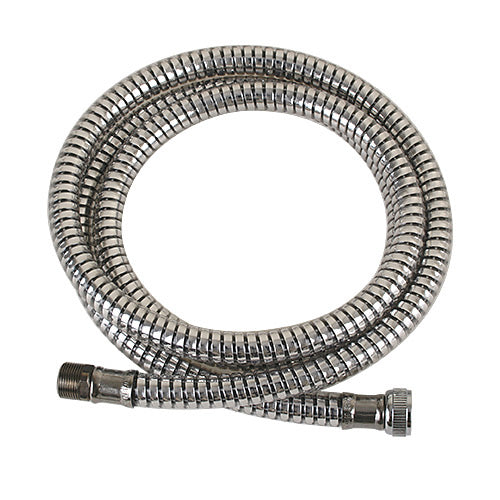 [PLB-001308] Hose for Elbow Sprayers Chrome Spiral 5'